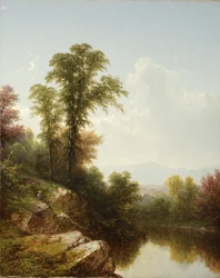 River Scene, Catskill, 1861
